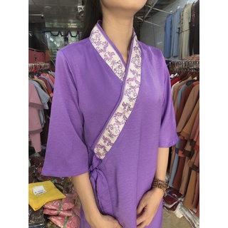 Thời trang nữ cao cấp, áo lụa , đồ lam đi chùa