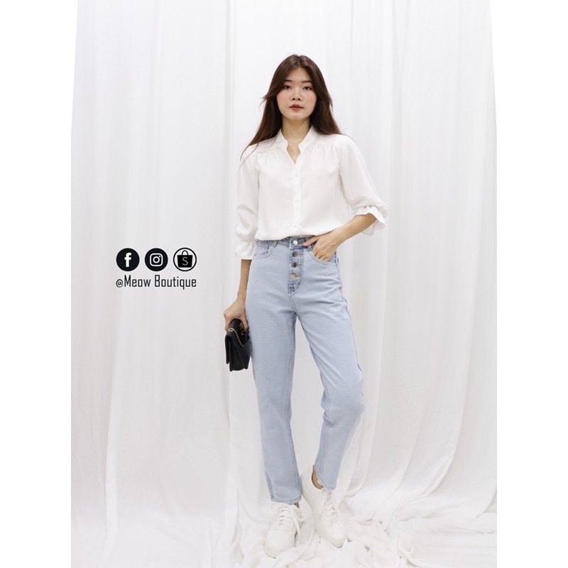 Quần Baggy Jeans 4 nút