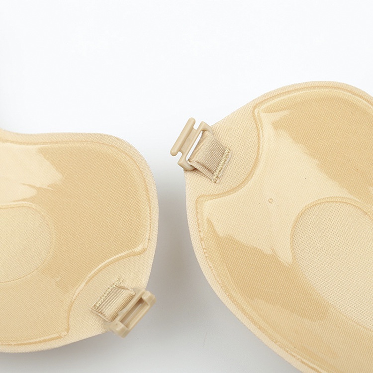 Miếng Dán Ngực Silicon Áo Bra Dán Nâng Ngực Cài Trước Hình Quả Xoài SIÊU BÁM Tạo Khe Đẩy Ngực PR09