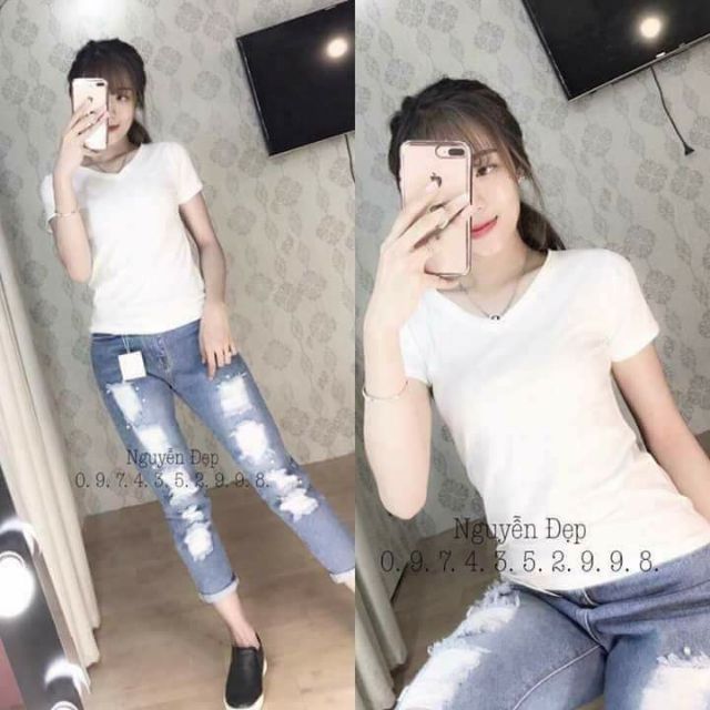 Áo ZARA cổ tim
