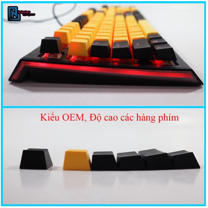 Keycap Lẻ Xuyên Led Dùng Để Mix Theo Sở Thích Cá Nhân Hóa Kiểu Keycap OEM