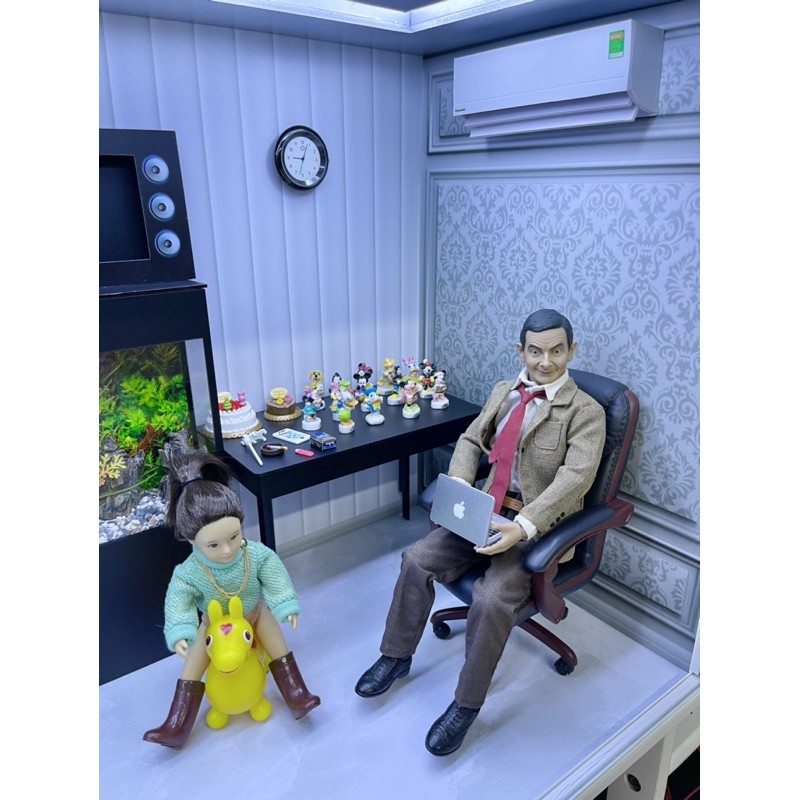 Mô hình máy lạnh mica 1/6 - 1/12