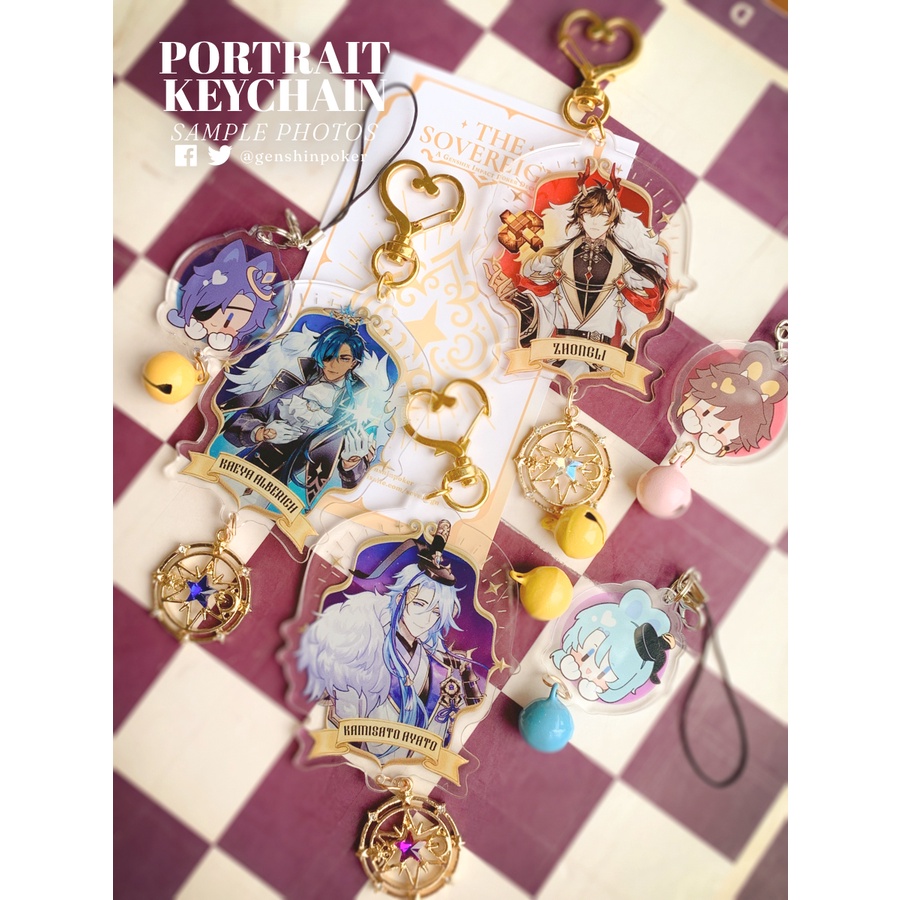 Genshin Impact - Móc khoá chân dung The Sovereign bản deluxe