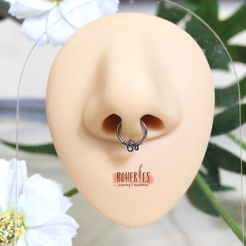 Boheries/Khuyên tai cho Daith, khuyên Septum vách ngăn mũi thép y tế không gỉ