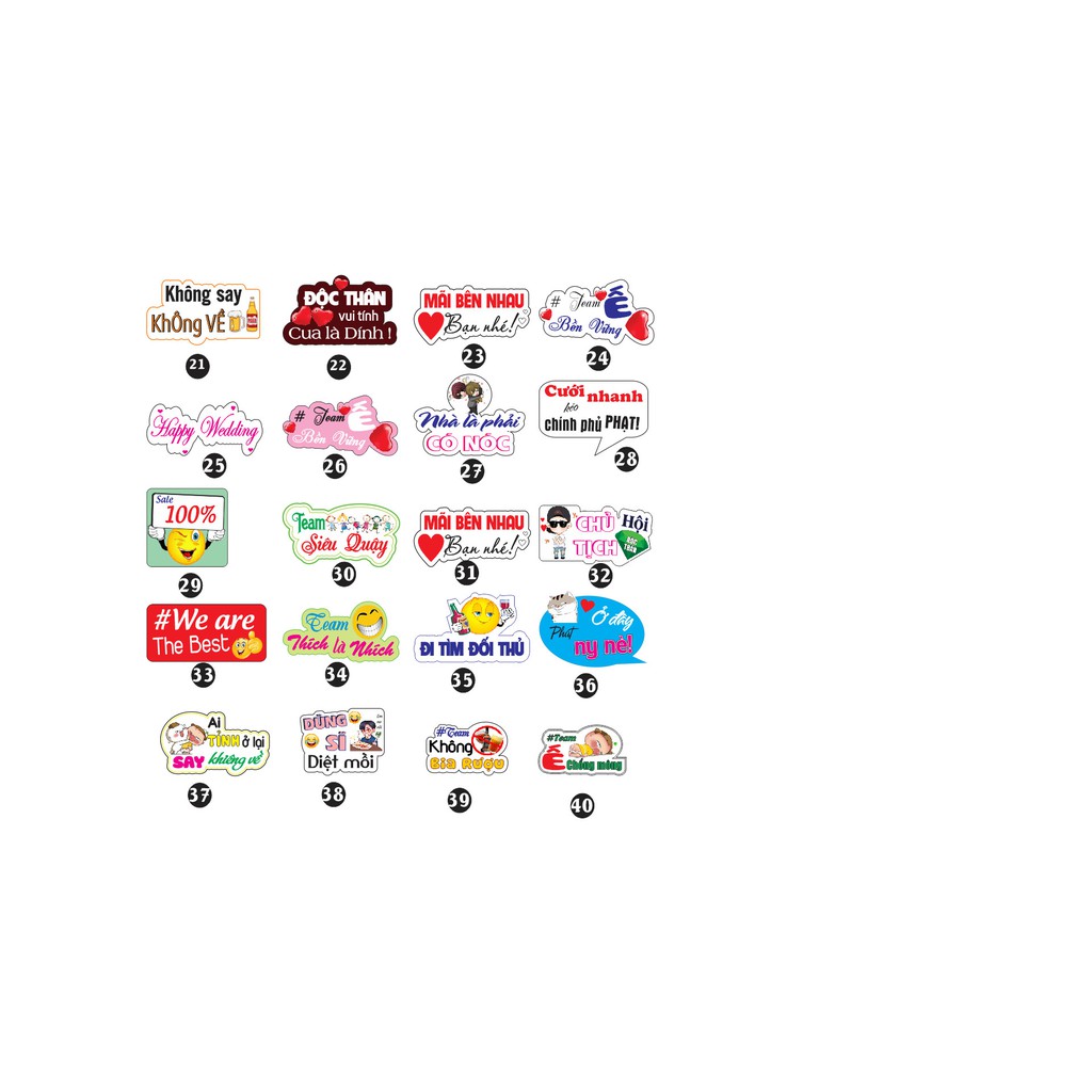 combo 5 hastag kỉ yếu