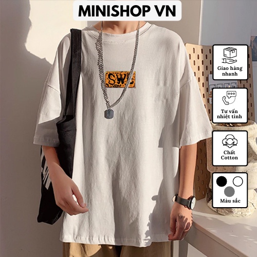 Áo thun tay lỡ dáng rộng nam nữ SWE EGYPT TEE chất cotton mềm mát phong cách cá tính năng động