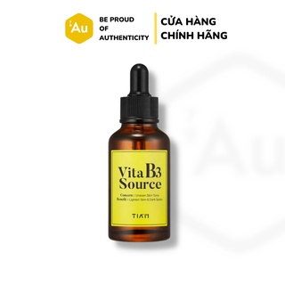 Tinh Chất Niacinamide & Arbutin Hỗ Trợ Cải Thiện Thâm Đen & Làm Đều Màu Da - TIA'M | Vita B3 Source Serum 40mL