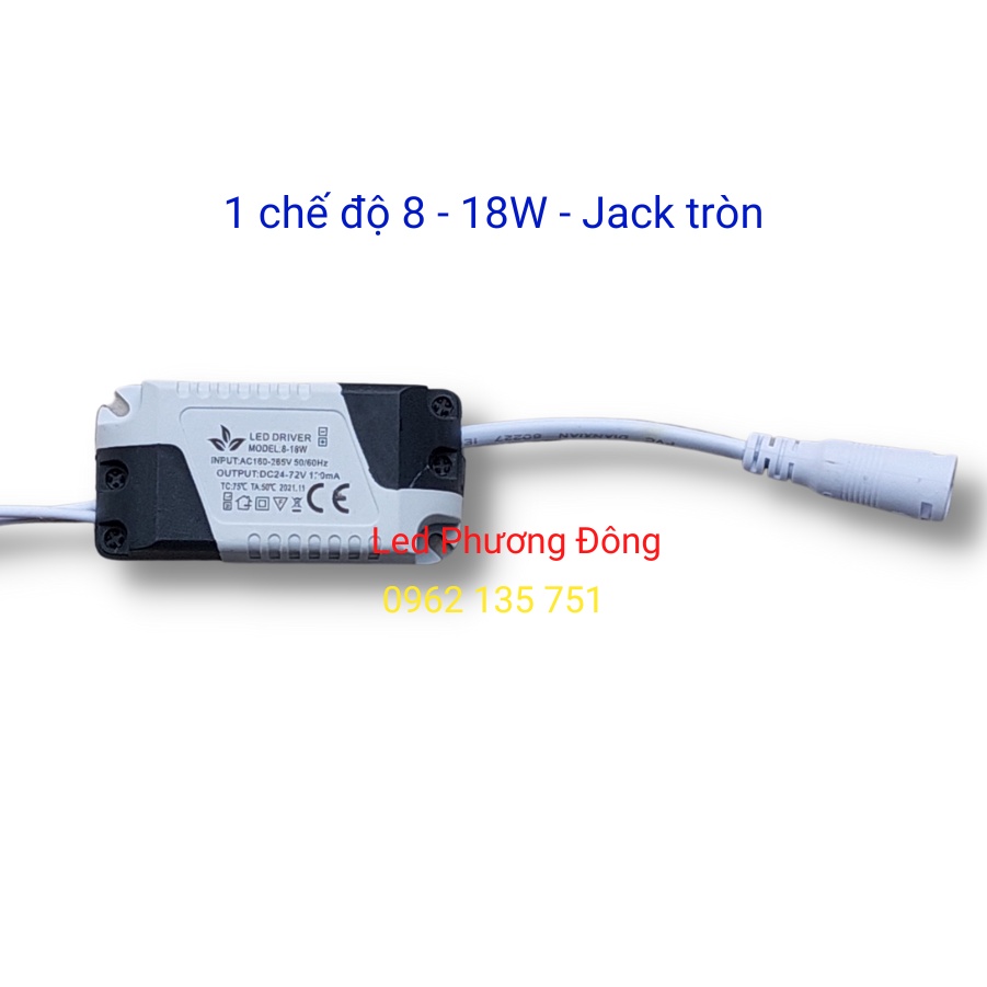 Tăng phô  các loại dành cho đèn Led Ốp Trần , Âm Trần 4 w Đến 24w