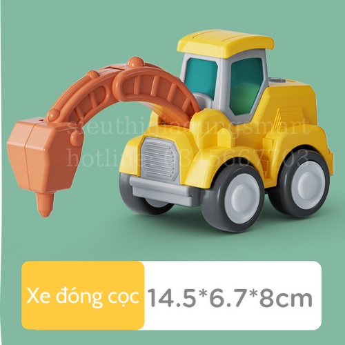Đồ Chơi Xe Công Trình Xây Dựng Cho Bé