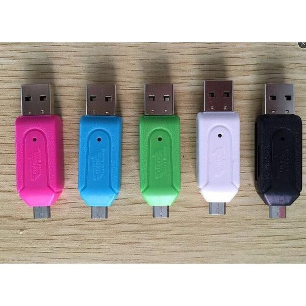Đầu đọc thẻ nhớ Micro USB/USB OTG cho điện thoại và máy tính | BigBuy360 - bigbuy360.vn