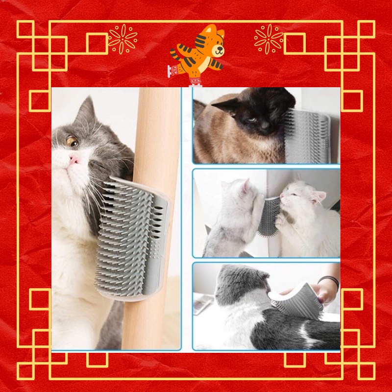 Dụng cụ Massage cho mèo- tự gãi ngứa, massage thoải mái, thư giãn, giảm stress, tiết kiệm diện tích