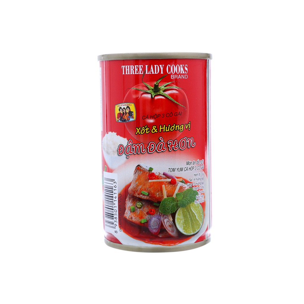 Cá nục sốt cà 3 Cô Gái hộp 155g