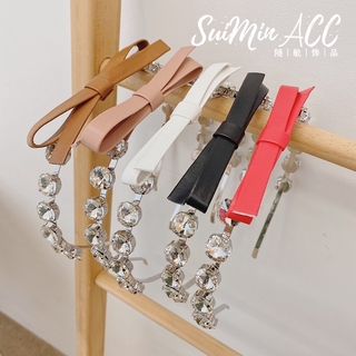 Băng đô cài tóc đính đá pha lê hình bướm phong cách Hàn Quốc thời trang cho nữ