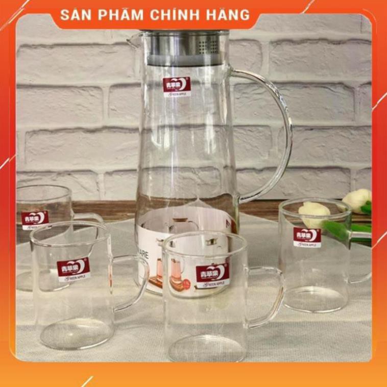 CHÍNH HÃNG -  Ấm pha trà Deli  inox 1300ml,bình pha trà thủy tinh ,bình ủ trà cao cấp,bình đựng nước 1300ml | BigBuy360 - bigbuy360.vn