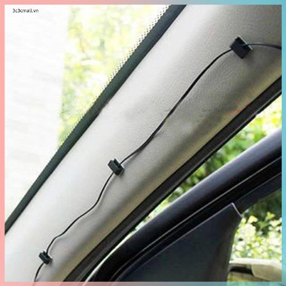 ⚡chất lượng cao⚡100pcs/lot Adhesive Car Cable Clips Flat Cable Winder Wire Tie Fixer Holder | BigBuy360 - bigbuy360.vn