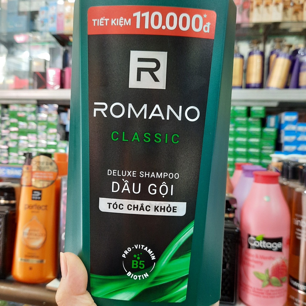 Dầu gội cao cấp Romano Classic 900g
