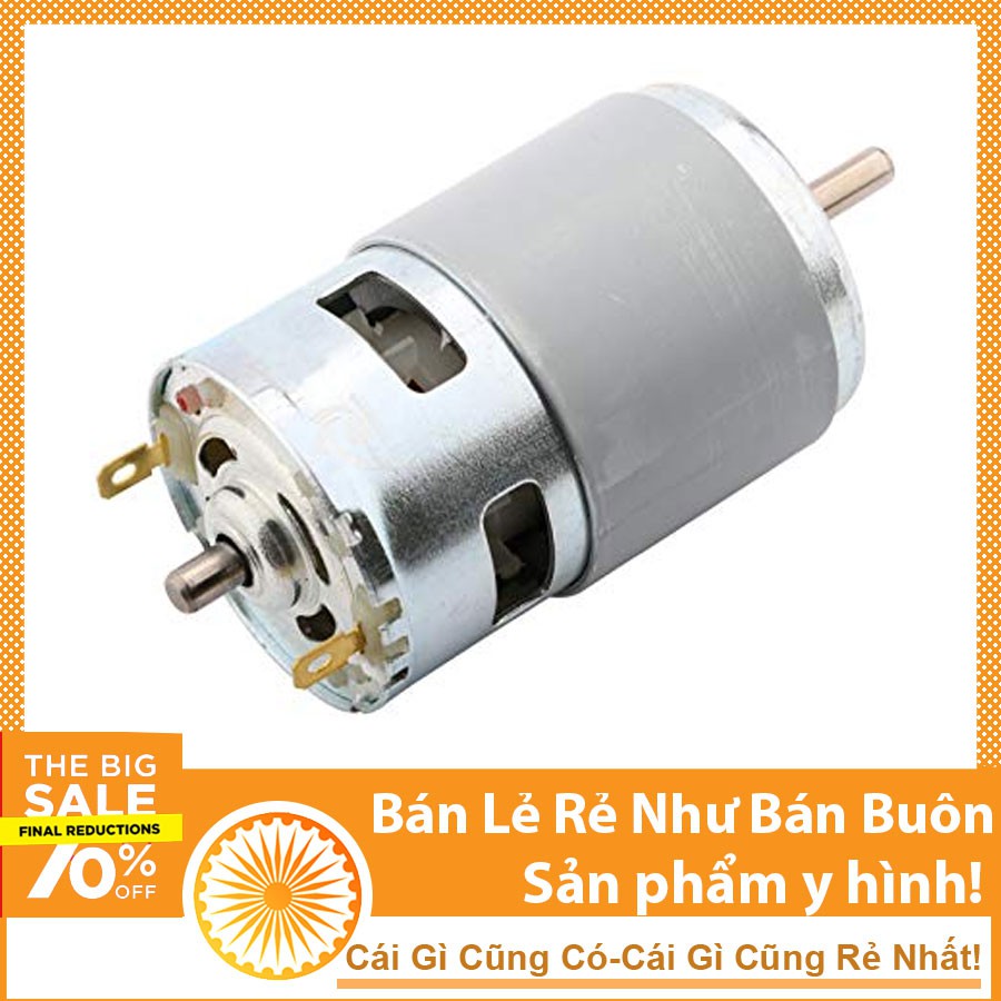 Động Cơ 775 150W 12-24VDC 22000 vòng/phút Siêu Khỏe Chế Máy Khoan, Máy Cắt, Máy Mài