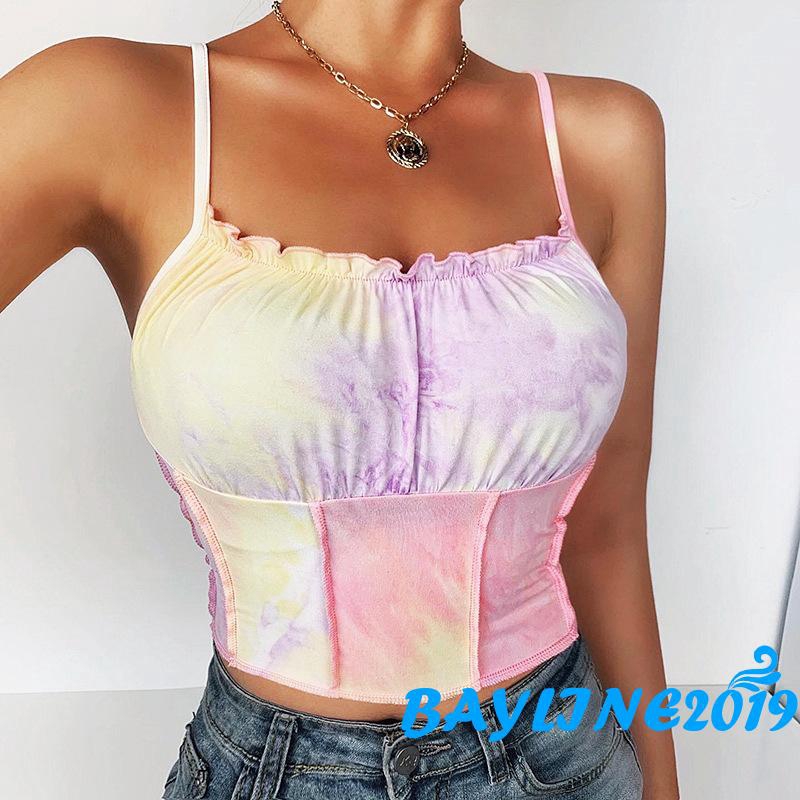 Áo Hai Dây Thiết Kế Mỏng Quyến Rũ Thời Trang Dành Cho Nữ