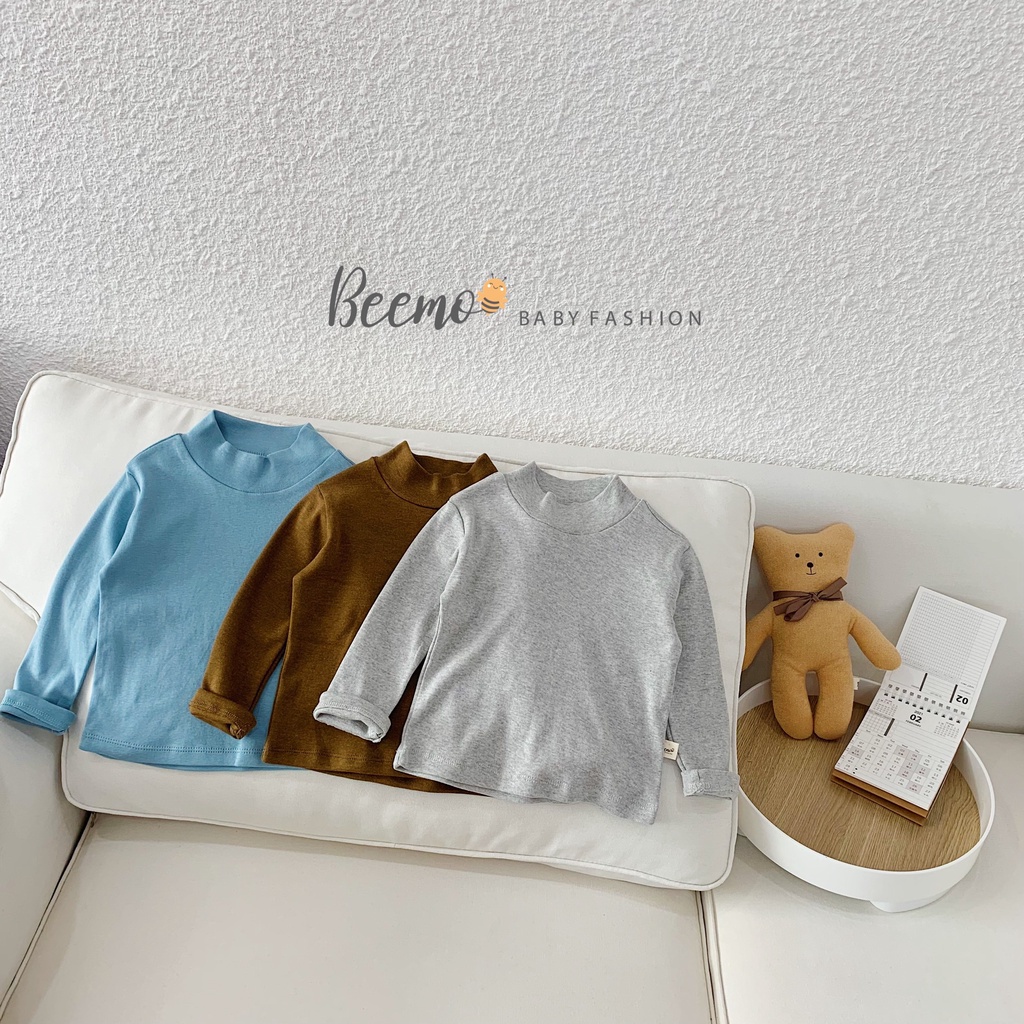 Áo giữ nhiệt Beemo chất liệu bozip cổ cao 3 phân cho bé trai bé gái - 2 thumbnail