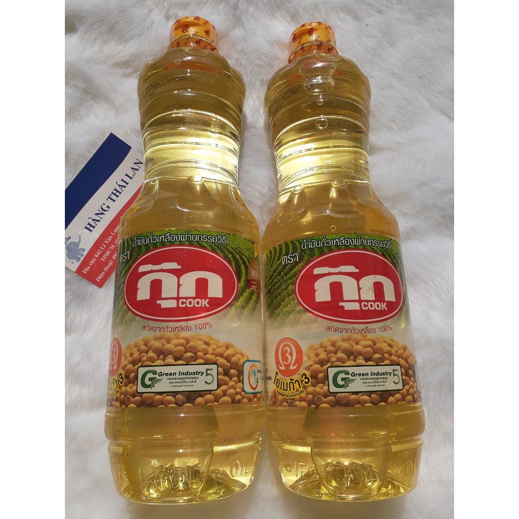 Dầu ăn đậu nành Thái Lan loại 1 lít và 1,9 lít