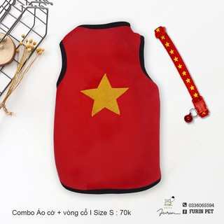 Áo cờ Việt Nam cho thú cưng