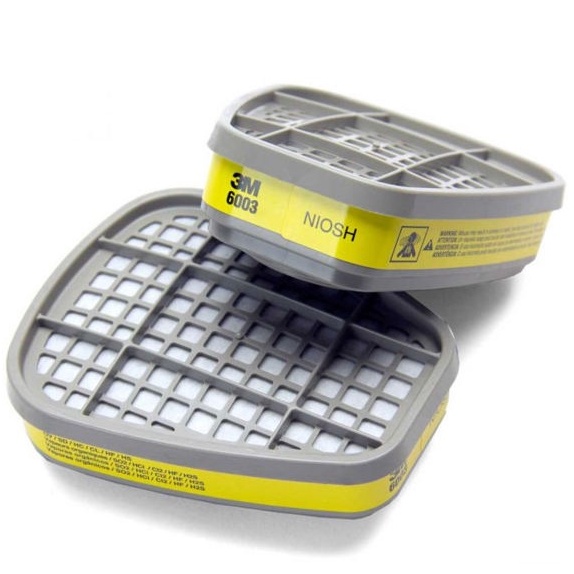 Phin lọc 3M 6003 chính hãng thương hiệu Mỹ, lọc các chất độc hại, bảo vệ hô hấp trong môi trường ô nhiễm-THINKSAFE