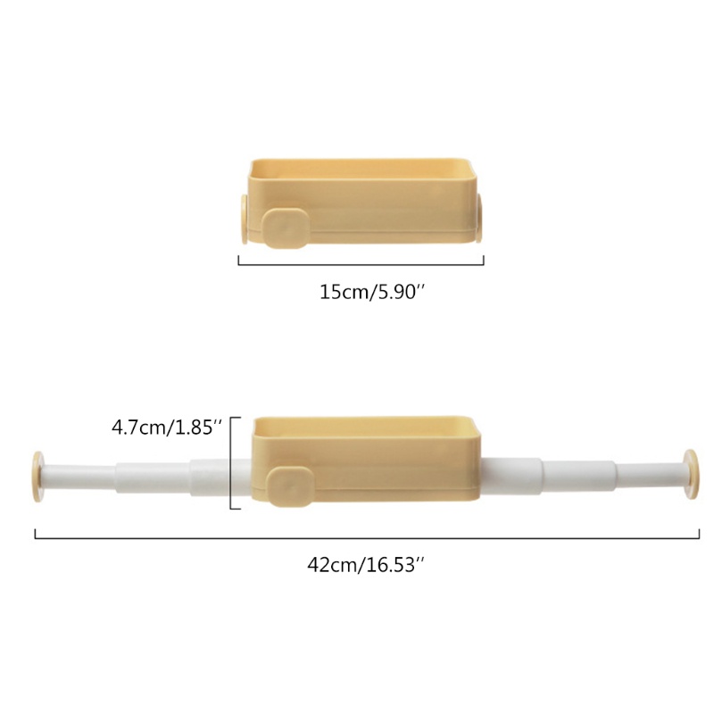 Thanh treo móc quần áo Gắn Tường Có Thể Thu Gọn Tiện Dụng