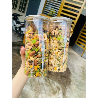 Granola các loại hạt loại có yến mạch và không có yến mạch,granola giảm cân, healthy, ăn kiêng