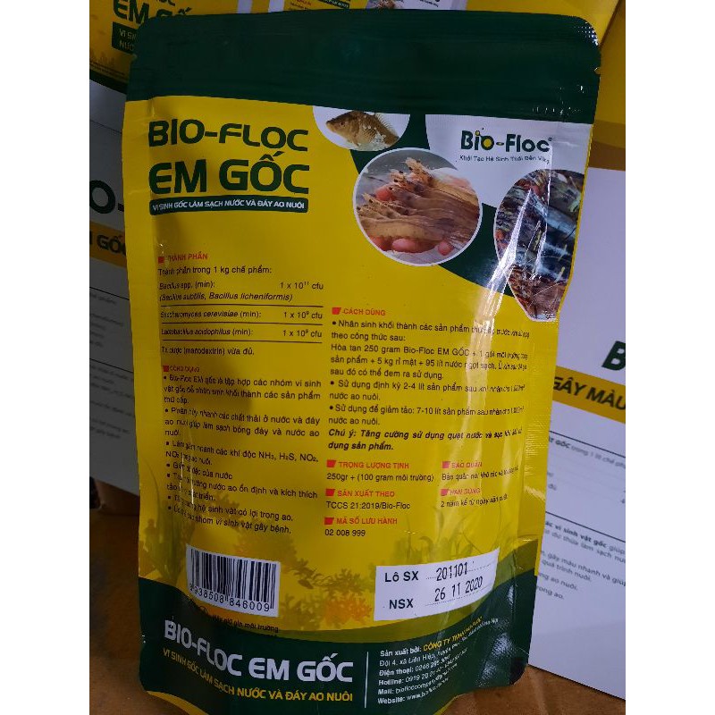 EM gốc  vi sinh gốc làm sạch nước và đáy ao nuôi