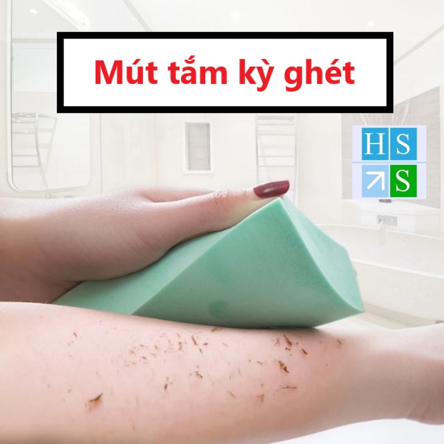 Mút tắm kỳ ghét , Bông tắm mềm mại , Miếng tắm tẩy tế bào chết , Miếng mút tắm bọt biển kỳ ghét sạch da chết hiệu quả