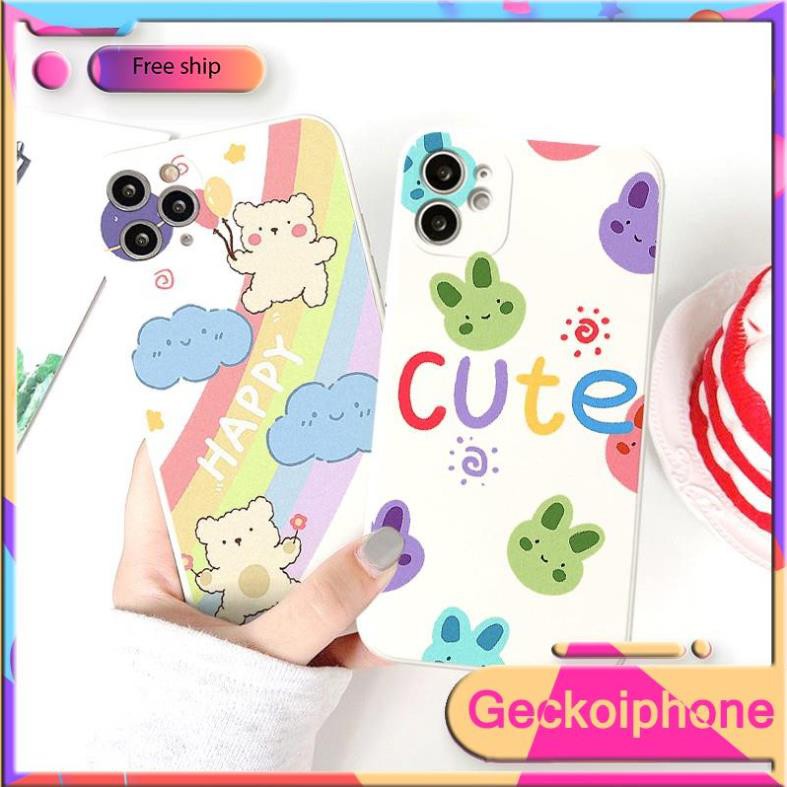 Ốp lưng iphone từ 6 đến 12 promax Cute Gecko D127