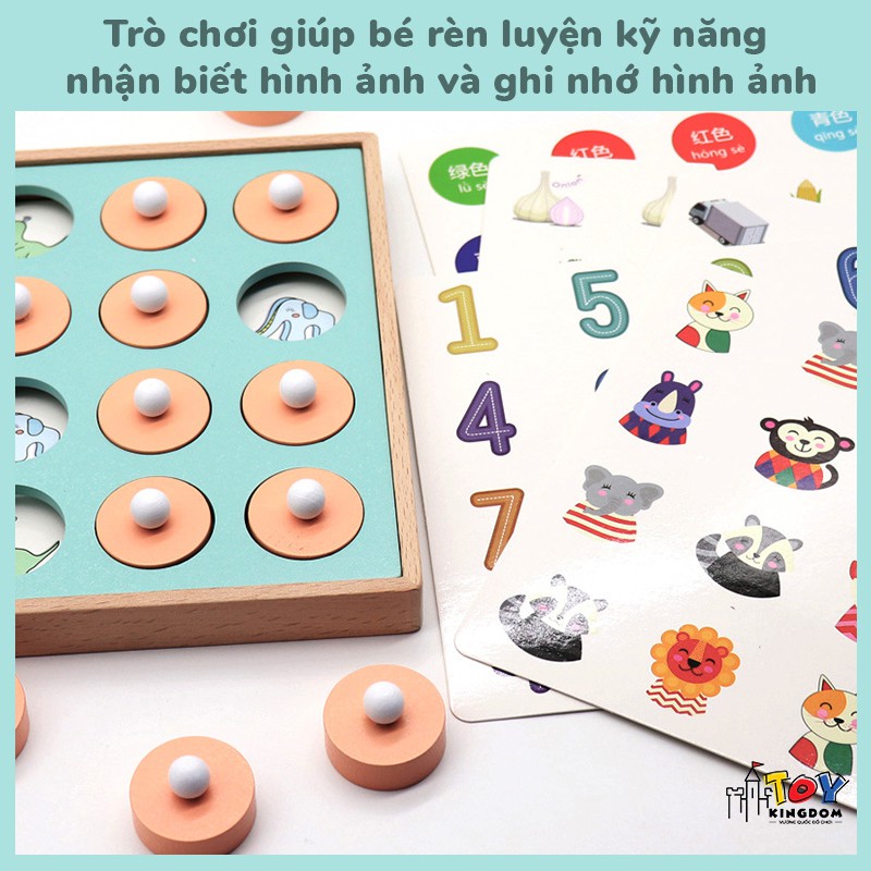 [Mã LIFETOYS1 giảm 30K đơn 99K] Đồ Chơi Thông Minh Rèn Luyện Trí Nhớ Dành Cho Bé >2 tuổi - 12 Chủ Đề Sáng Tạo