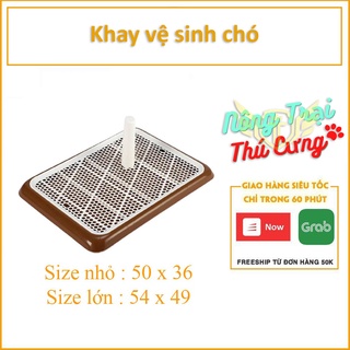 Khay vệ sinh cho chó lớn và nhỏ - khay đi vệ sinh cho chó đực và chó cái