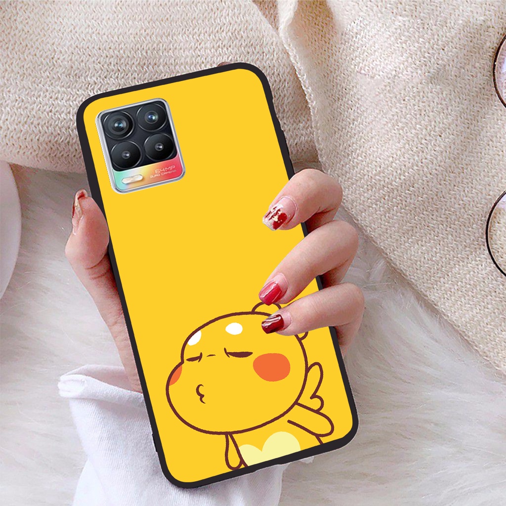 Ốp lưng Realme 8 4G viền dẻo TPU BST Khủng Long Lai Ong