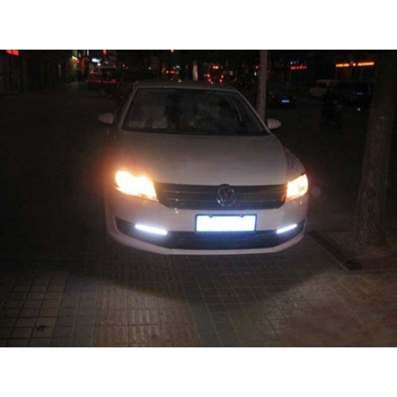 Đèn led cob 17cm 12v chống thấm nước cho xe hơi