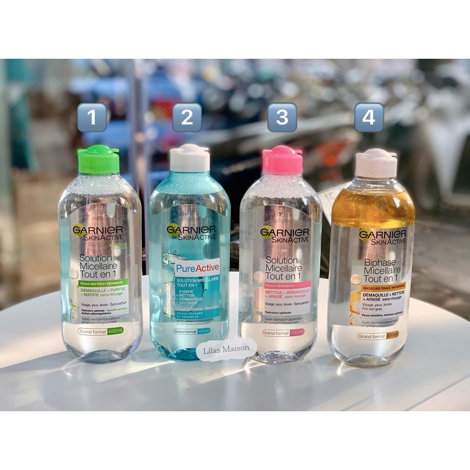 Nước tẩy trang Garnier 400ml- Đức
