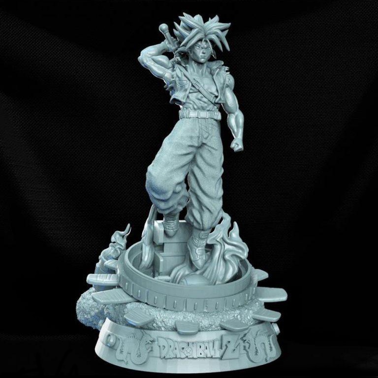Mô Hình Trunks Dragon Ball Bằng Chất Liệu Nhựa Resin - Cao 20 cm