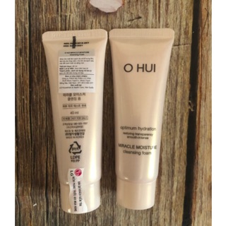 [Date 2027] Sữa Rửa Mặt Ohui Miracle Moisture 40ml