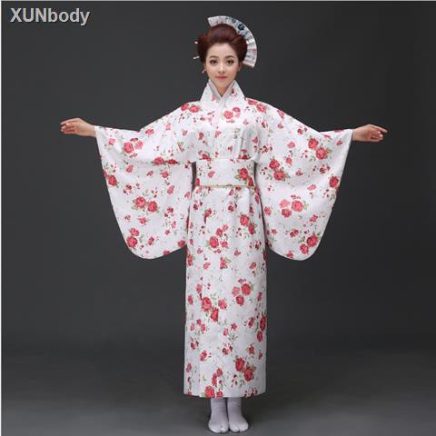 Áo Choàng Tắm Dáng Dài Kiểu Kimono Cách Tân Phong Cách Nhật Bản Cho Nữ