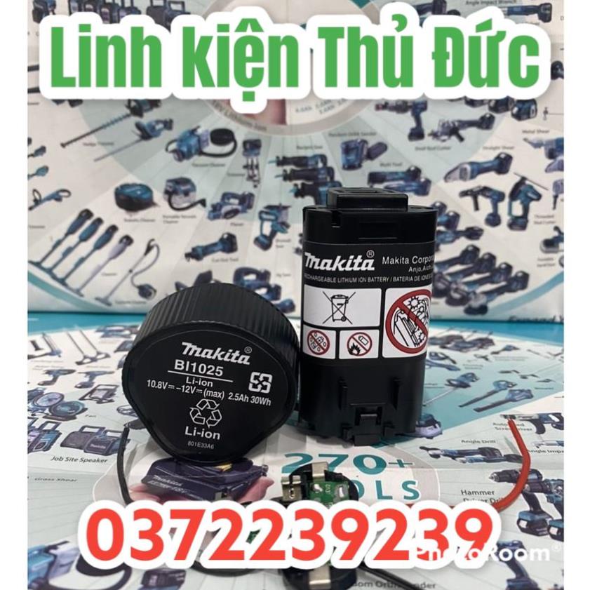 Lktd BN. Vỏ mạch pin Makita BL1030 10.8V Li-ion, nhận sạc zin makita, full tem.