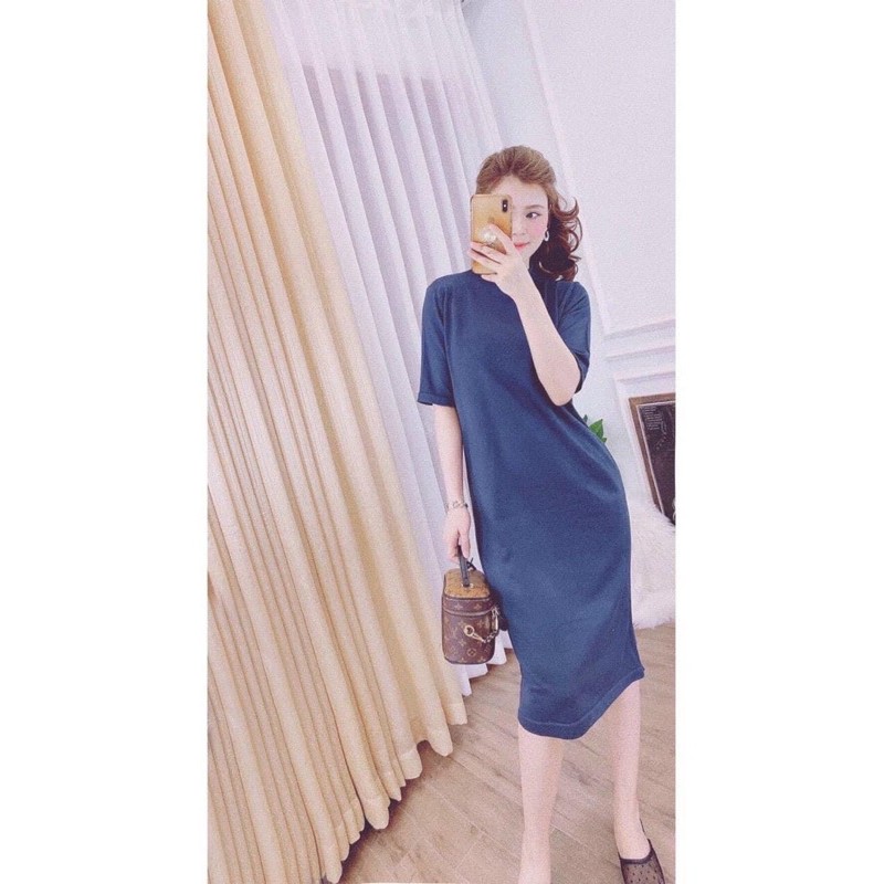 Váy len tay lỡ cổ bèo (4 màu ) | BigBuy360 - bigbuy360.vn