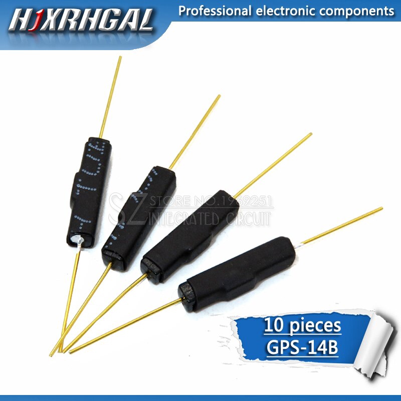 10PCS Plastic Type Reed Switch 2 * 14 Normally Open Magnetic Control Switch GPS-14B Anti-Vibration Sensors  HJXRHGAL