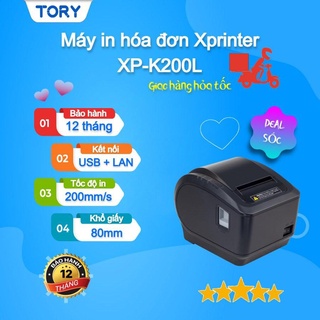 Máy in bill, in hóa đơn, in nhiệt Xprinter kết nối USB + LAN. Hàng chính hãng. Giá rẻ