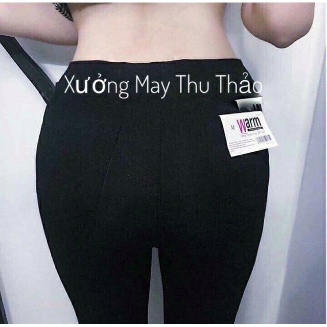 Quần Legging Nữ | Quần Legging Warm 4 Túi Cực Tôn Dáng