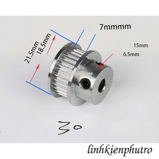 [Pulley GT2] Bánh răng motor - 30 răng