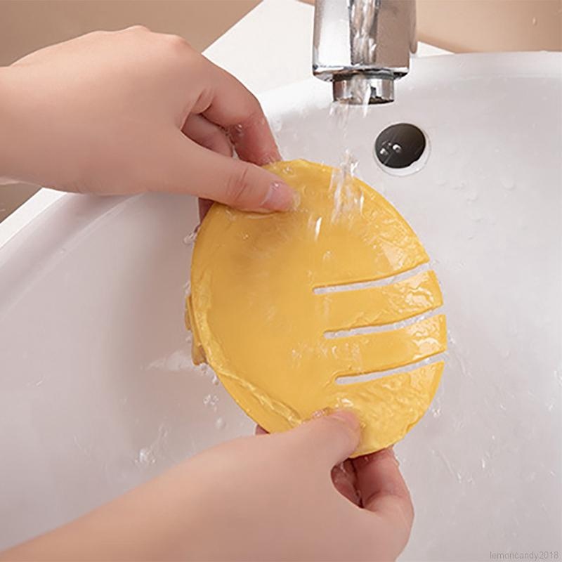 Wall-mounted Hanging Soap Box/ Bathroom Non-marking Strong Viscosity Storage Bracket/ Punch-free Plastic Drain Soap Holder/ Household Storage Rack