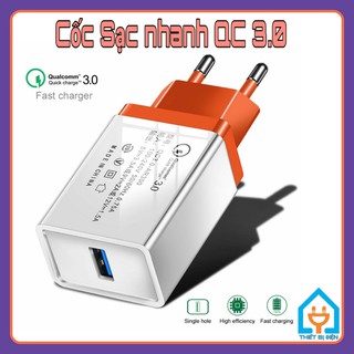 Củ sạc nhanh (cốc sạc nhanh) QC 3.0 18W - Qualcomm Quick Charge Adapter