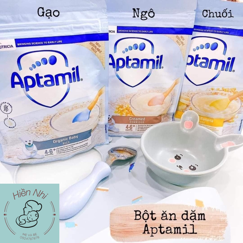 Bột ăn dặm Aptamil Anh Uk cho bé từ 4 tháng