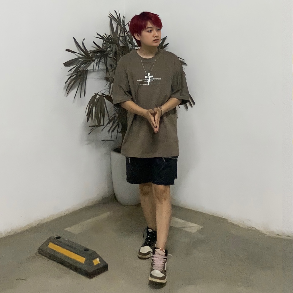 Áo thun unisex ILLUMINATI basic TEE form rộng tay lỡ cho nam nữ 100% cotton