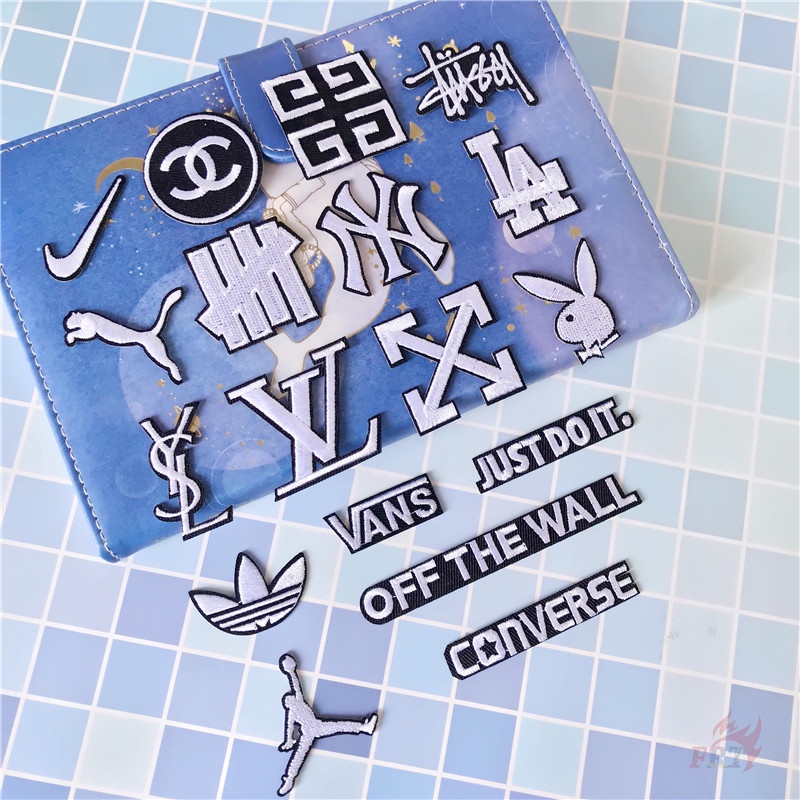 Miếng vá quần áo logo mini dạng ủi trang trí thủ công